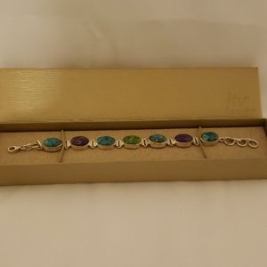 Jtv turqouise sterling silver bracelet